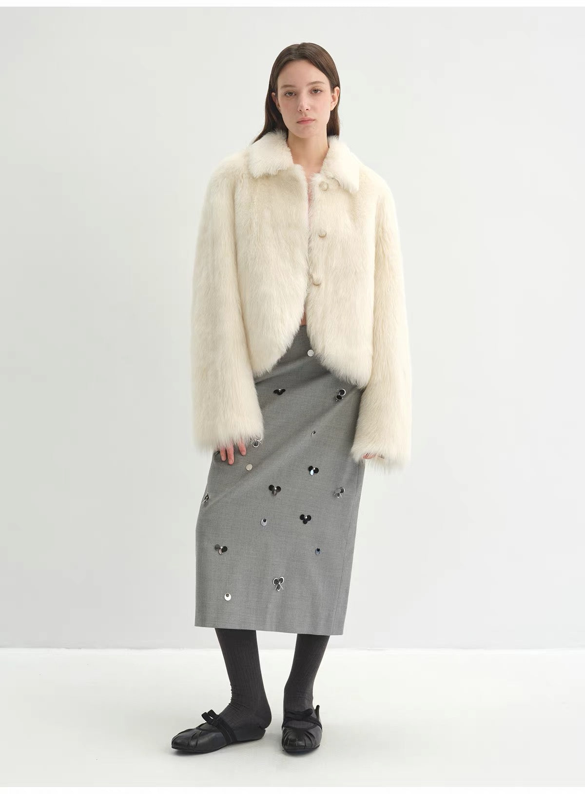 Sheepskin coat