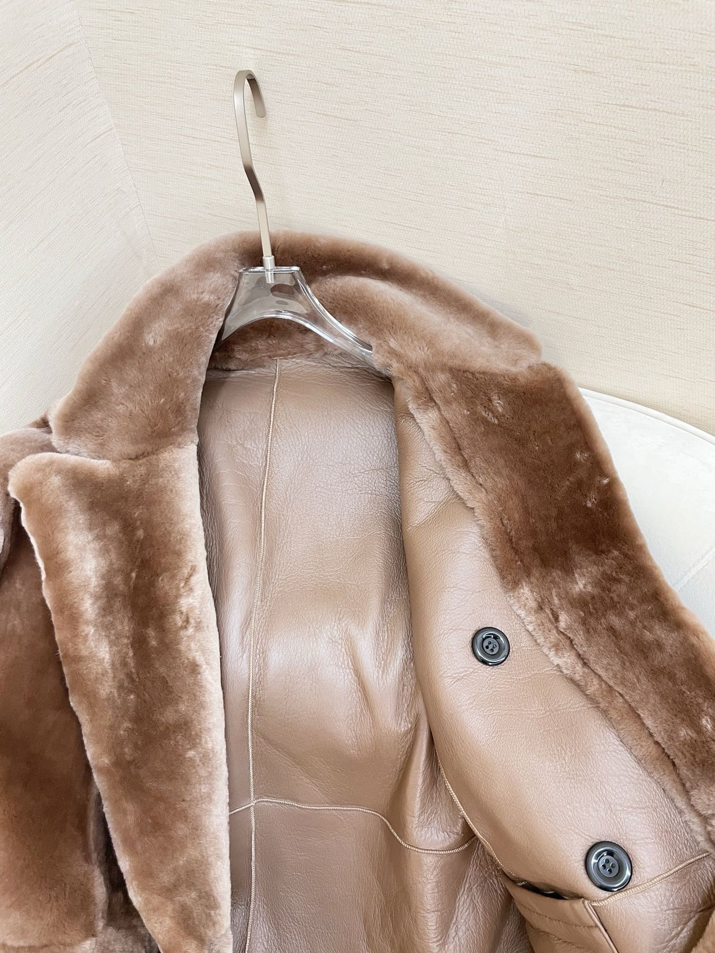 Sheepskin coat