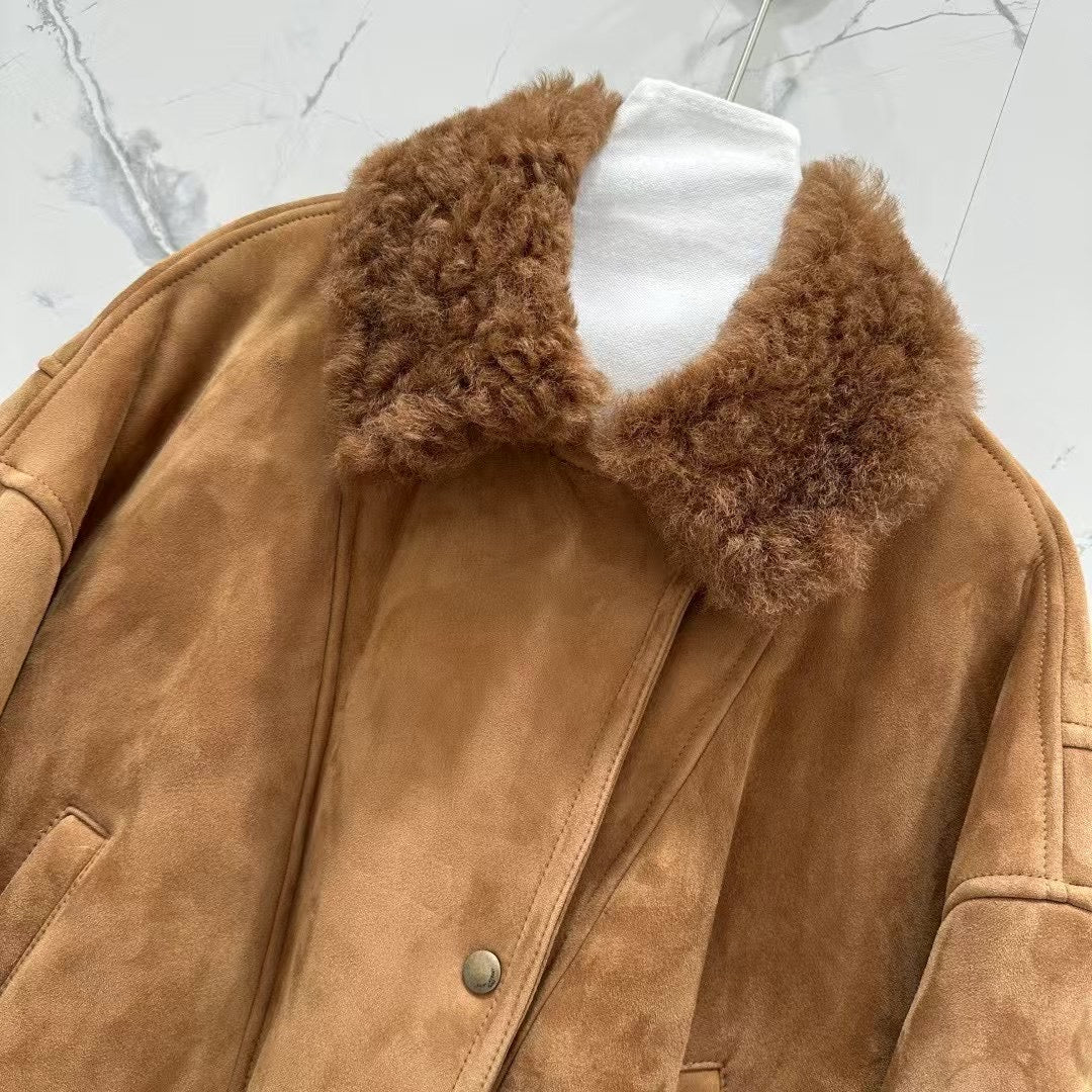 Sheepskin coat