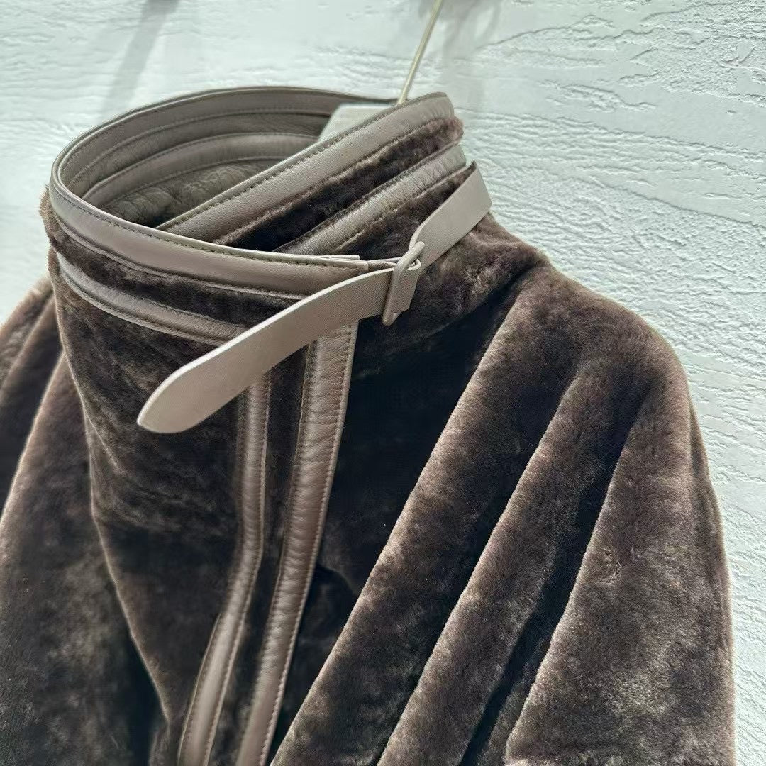 Sheepskin coat