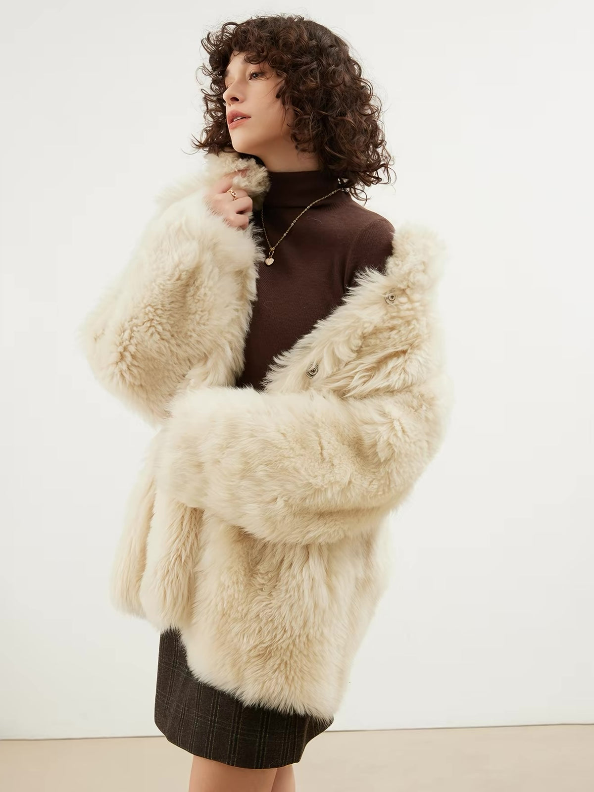 Sheepskin coat
