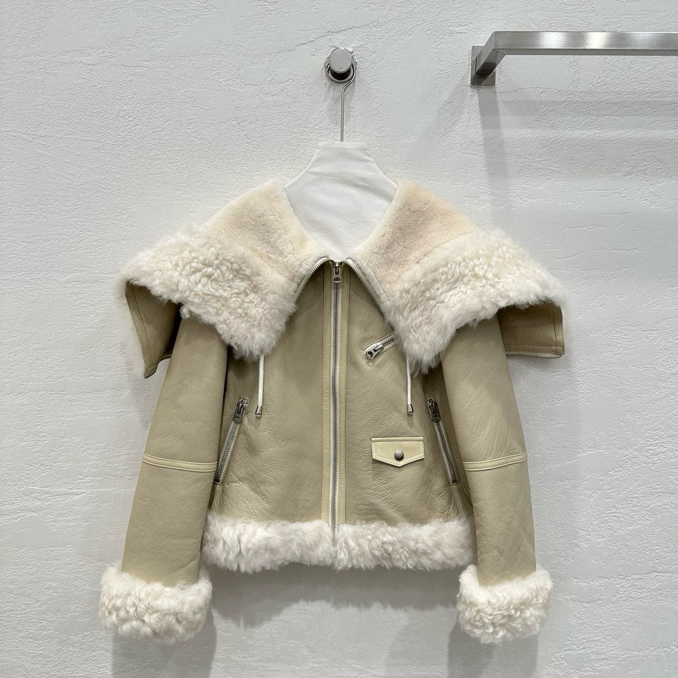 Sheepskin jacket