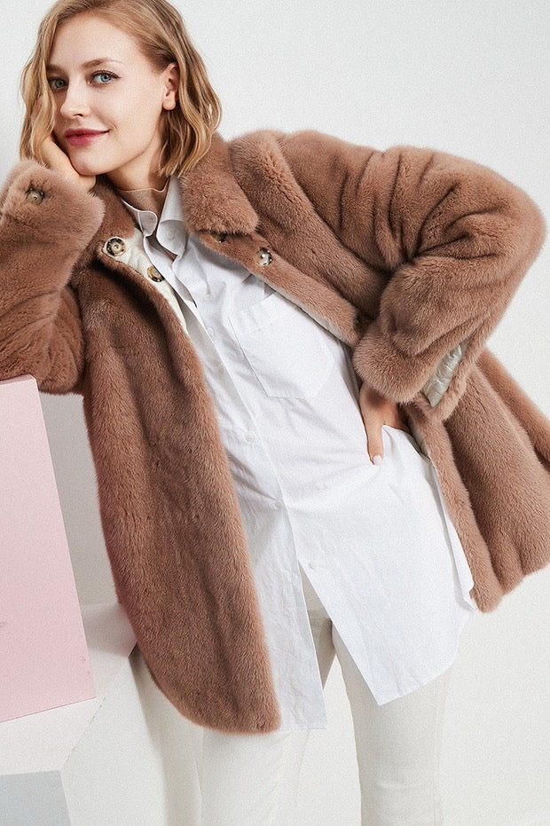 Danish mink fur coat