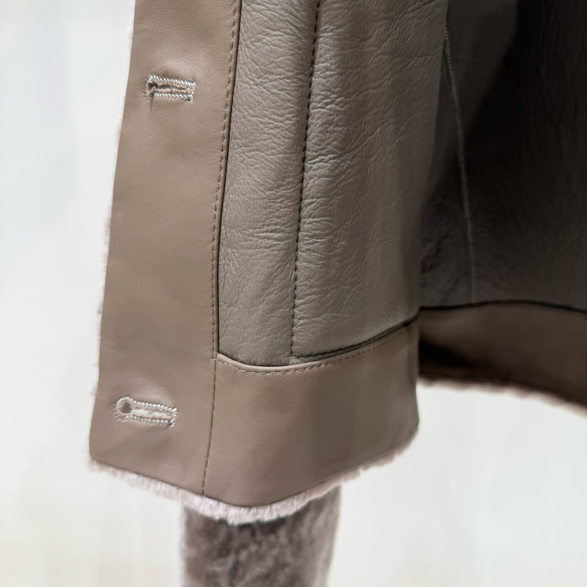 Sheepskin coat