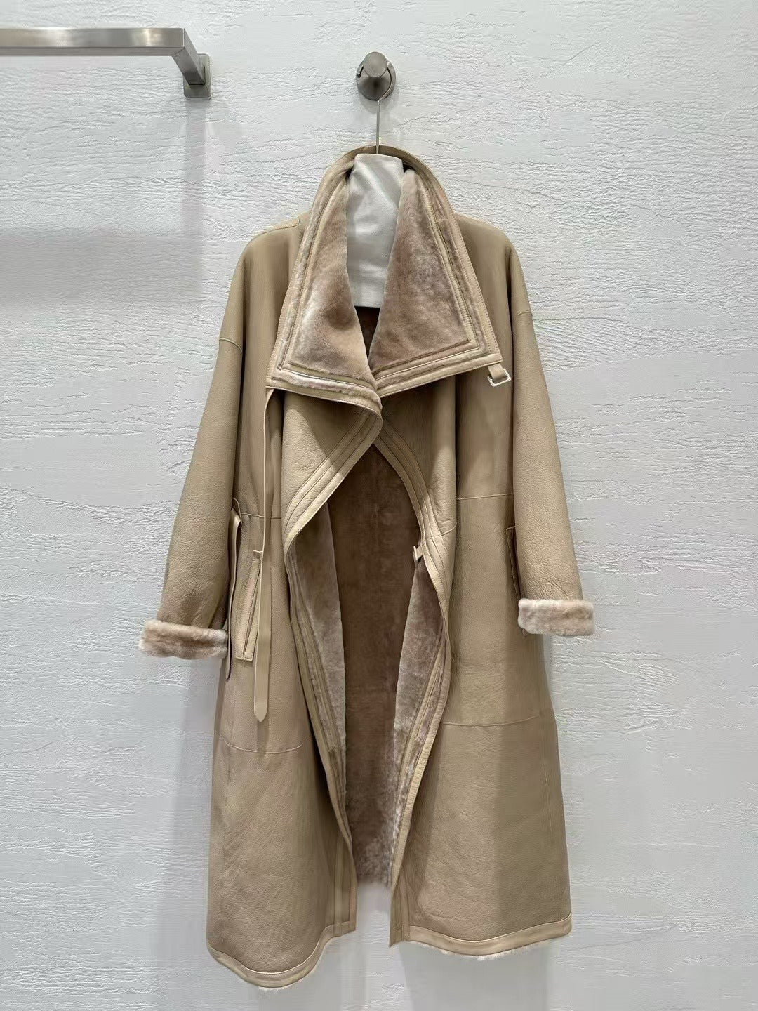 Sheepskin coat