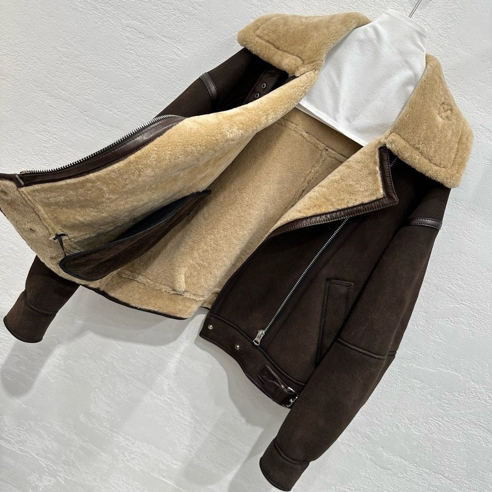 Sheepskin coat