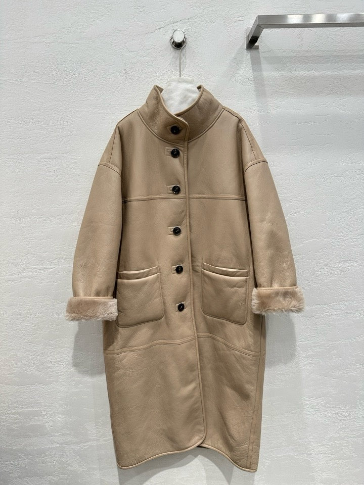 Sheepskin coat