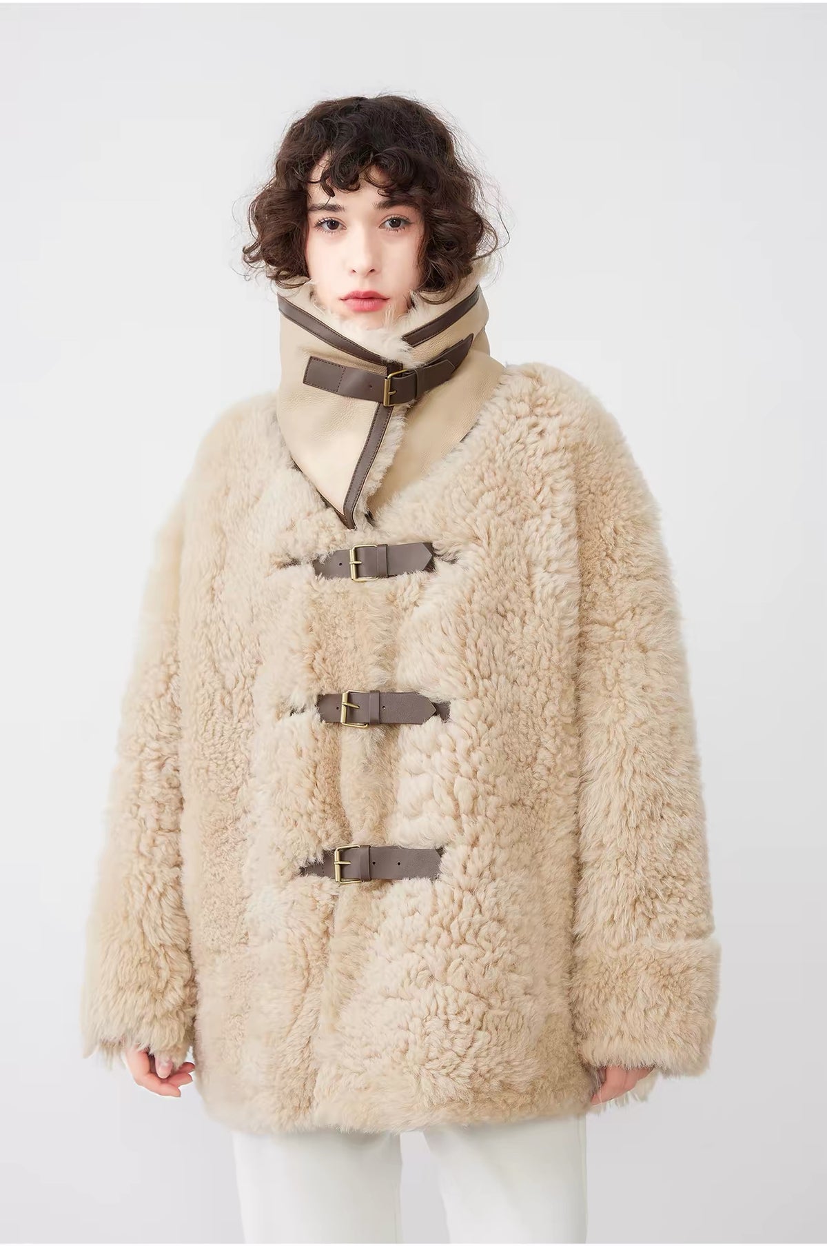 Sheepskin coat