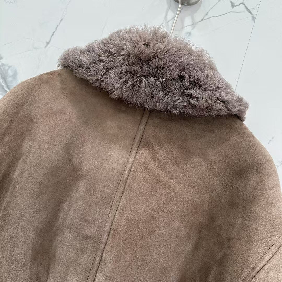 Sheepskin coat