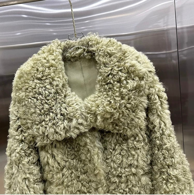 Sheepskin coat