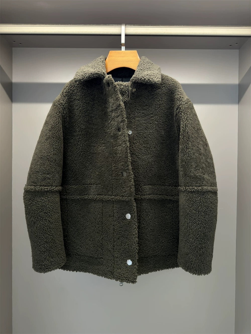 Sheepskin coat
