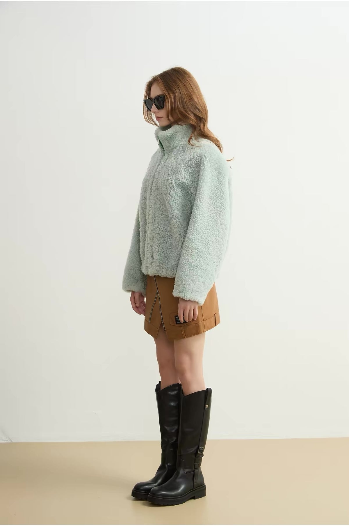 Sheepskin coat