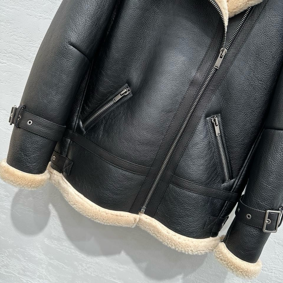 Sheepskin coat