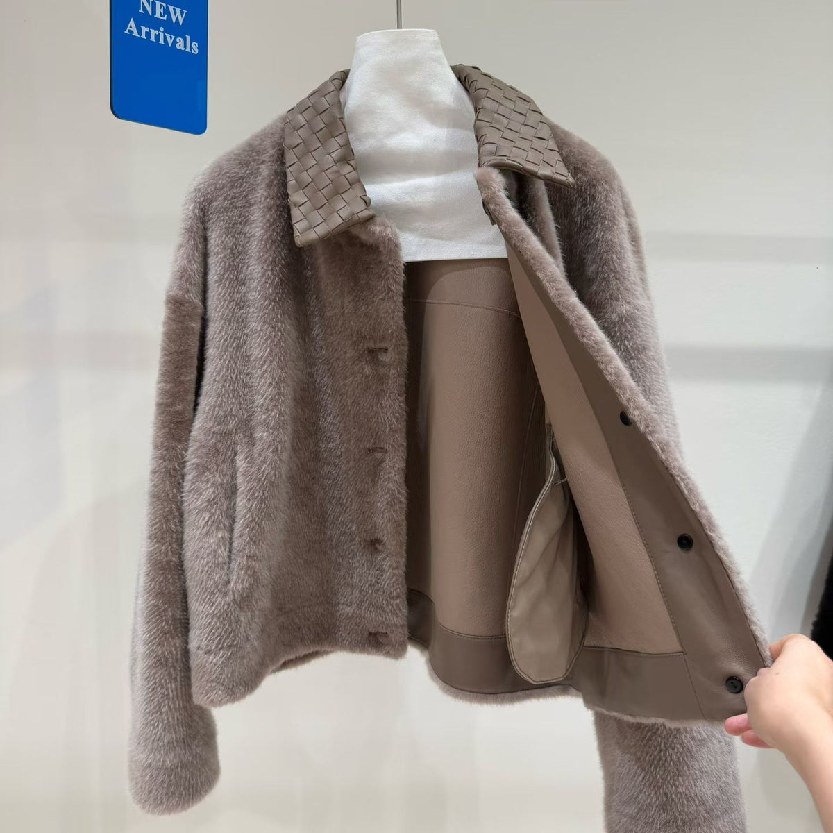 Sheepskin coat