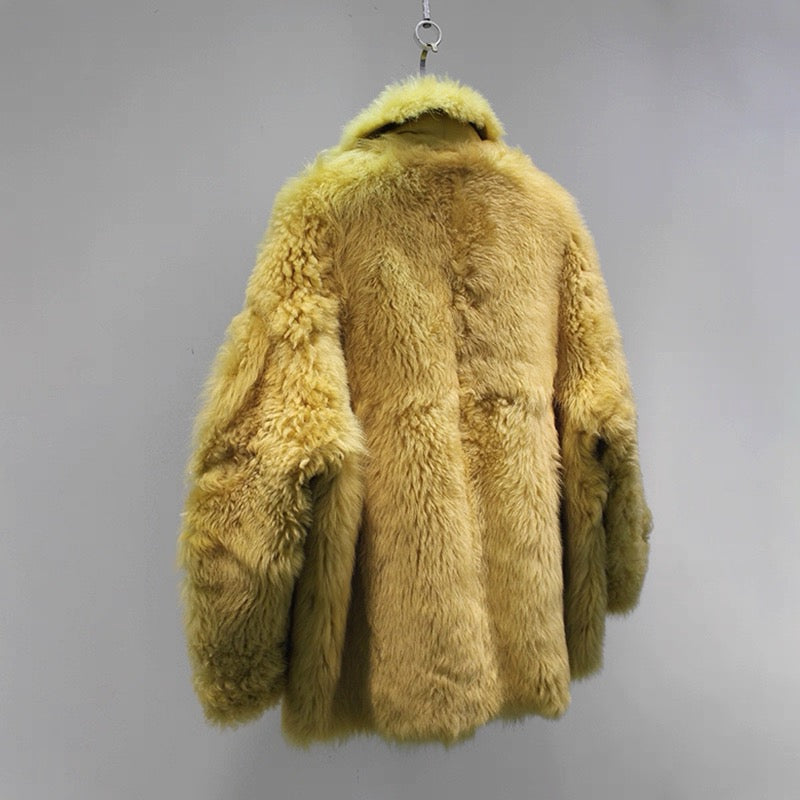 Sheepskin coat