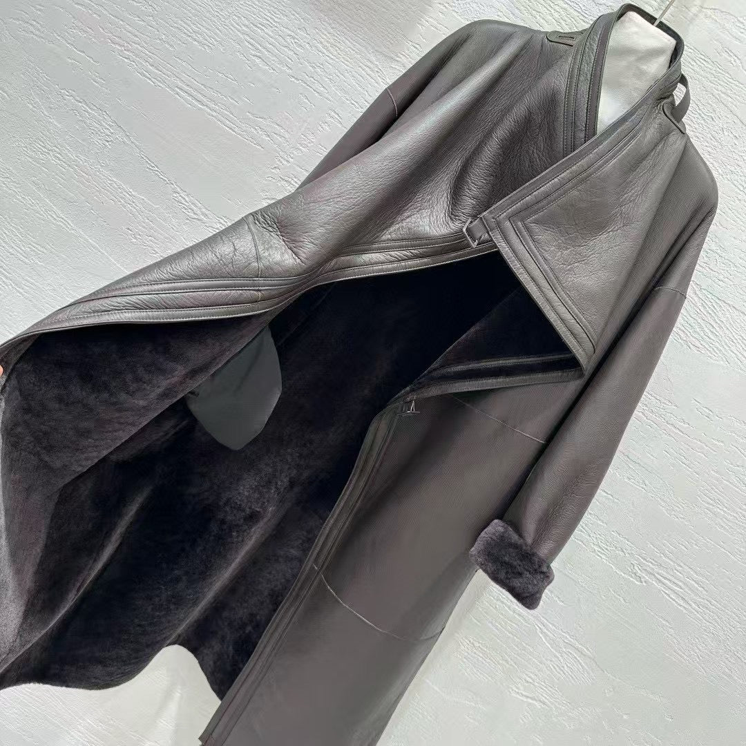 Sheepskin coat