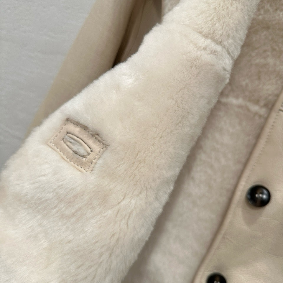 Sheepskin coat