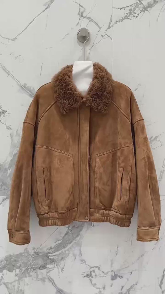 Sheepskin coat