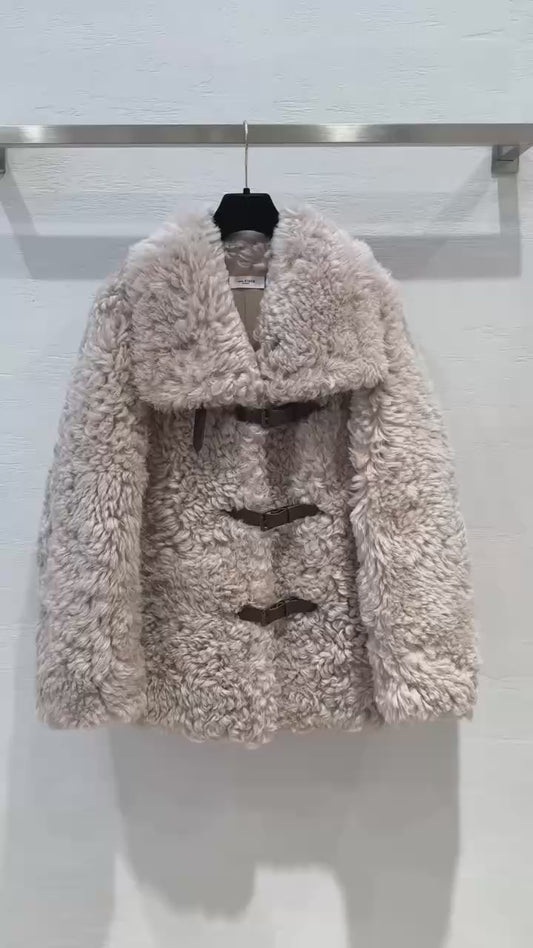 Sheepskin coat