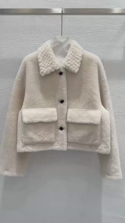 Sheepskin coat