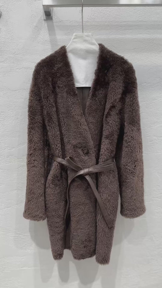 Sheepskin coat