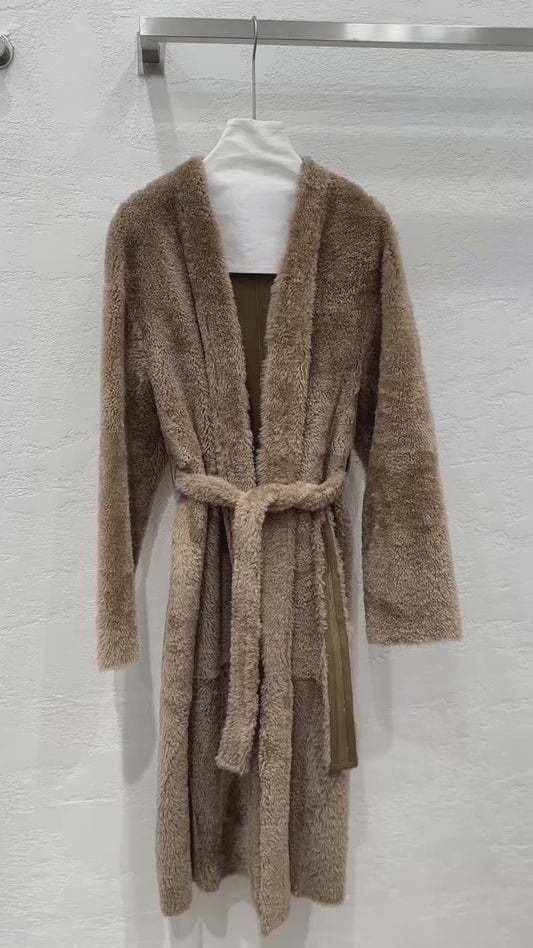 Sheepskin coat