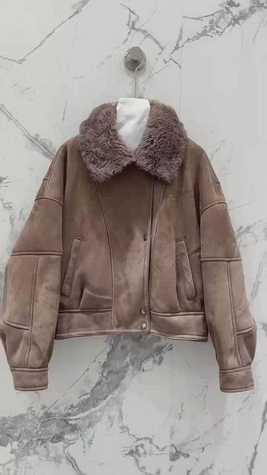 Sheepskin coat