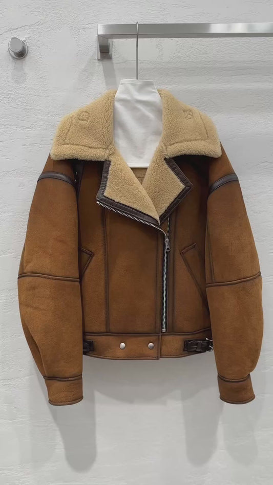 Sheepskin coat