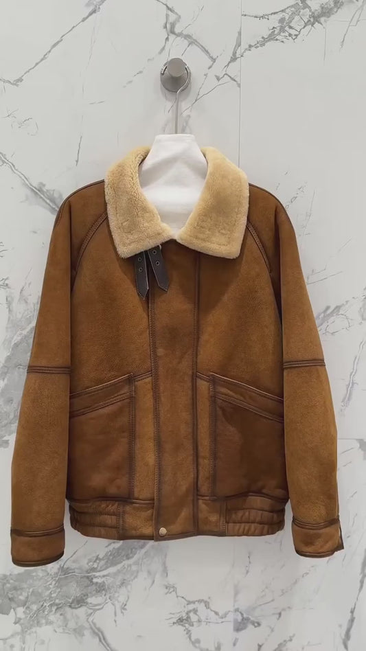 Sheepskin jacket